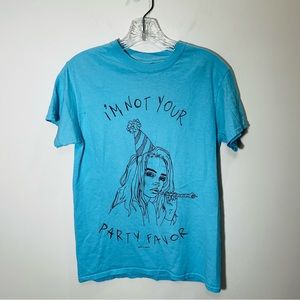 Billie Eilish I’m not your party favor tee shirt